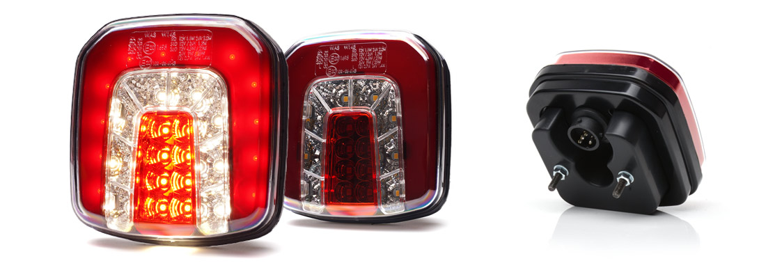 Lampy zespolone tylne - W146 BLACK