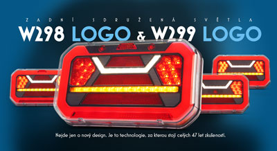 Zadní sdružená světla W298 LOGO a W299 LOGO. Nejde jen o nový design. Je to technologie, za kterou stojí celých 47 let zkušeností.
