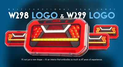 W298 LOGO & W299 LOGO multifunctional rear lamps. It's not just a new shape — it's an interior that embodies as much as 47 years of experience.