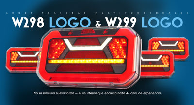 Luces traseras multifuncionales W298 LOGO & W299 LOGO. No es solo una nueva forma — es un interior que encierra hasta 47 años de experiencia.