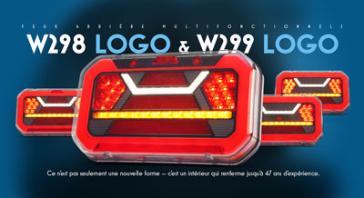 Feux arrière multifonctionnels W298 LOGO & W299 LOGO. Ce n’est pas seulement une nouvelle forme — c’est un intérieur qui renferme jusqu’à 47 ans d’expérience.
