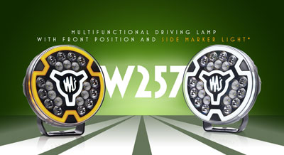 W257 Multifunctional driving lamp with front position and side marker light*